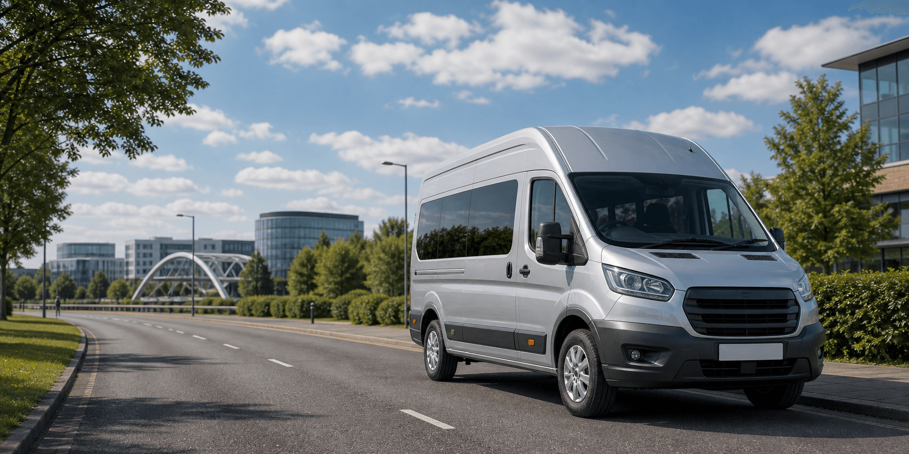 Self-drive minibus available for group travel in Milton Keynes